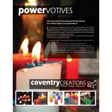 Power Votive Sign Point of Purchase